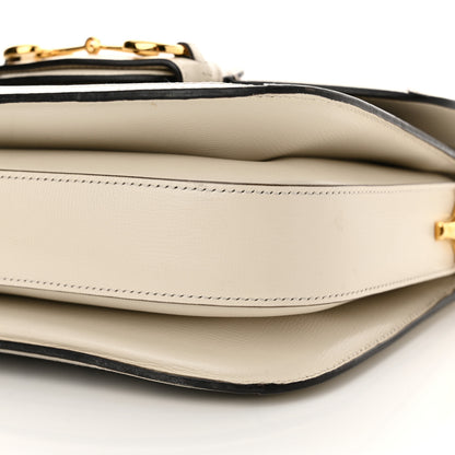 Gucci GG Supreme Monogram Horsebit 1955 Shoulder Bag Beige Mystic White 10 of 17