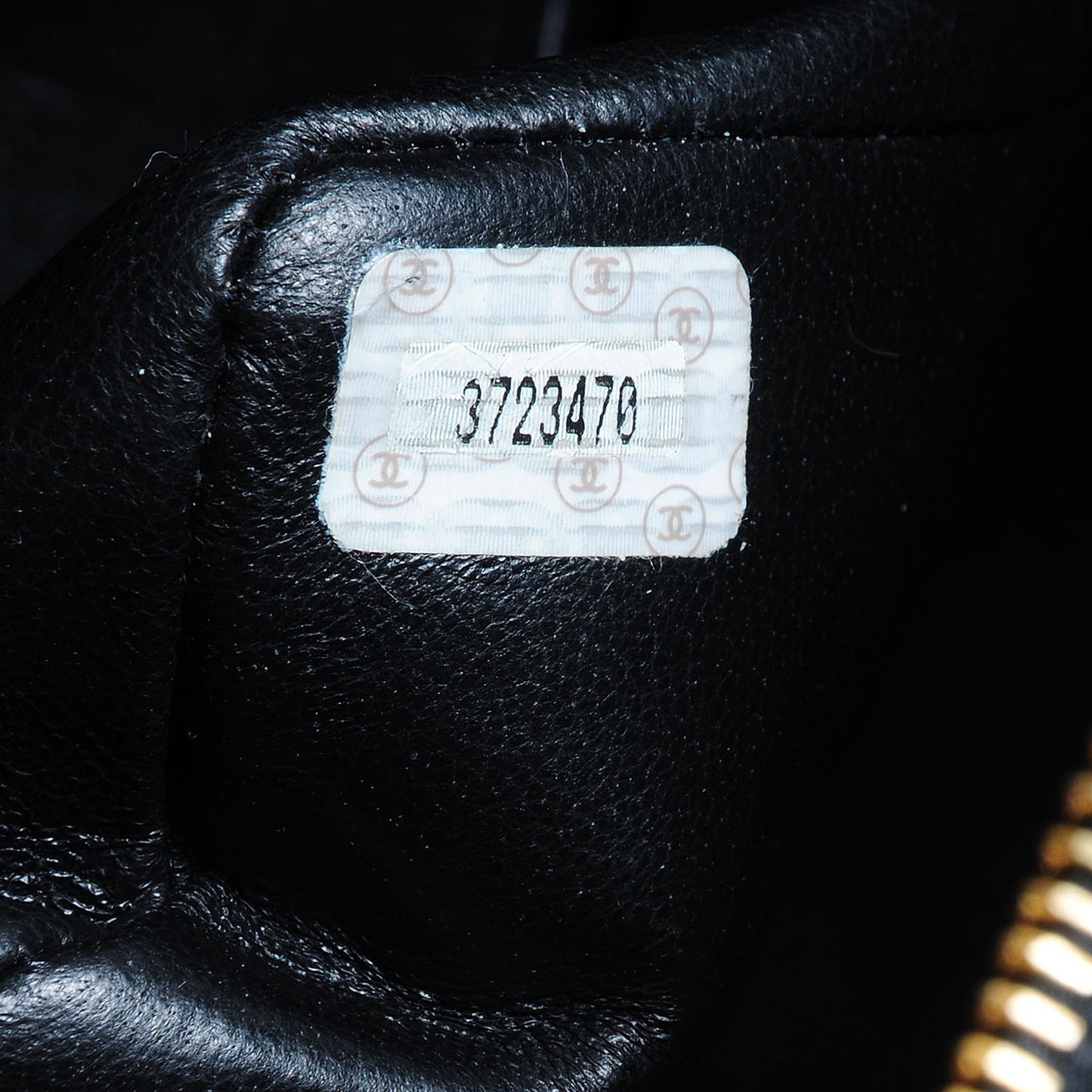 Patent Quilted Backpack Black