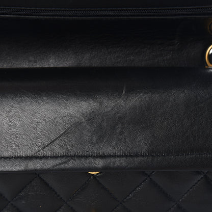 Chanel Lambskin Quilted Small Double Flap Black 10 of 16