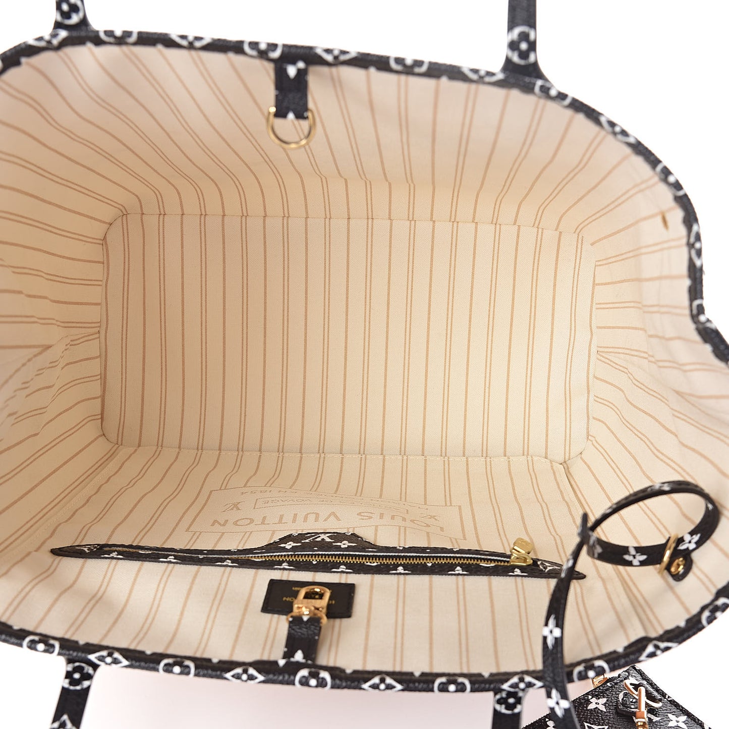 Monogram Giant Jungle Neverfull MM Ivory