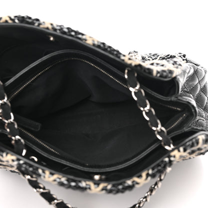 Chanel Patent Hand Embroidered Large Just Mademoiselle Black 5 of 9