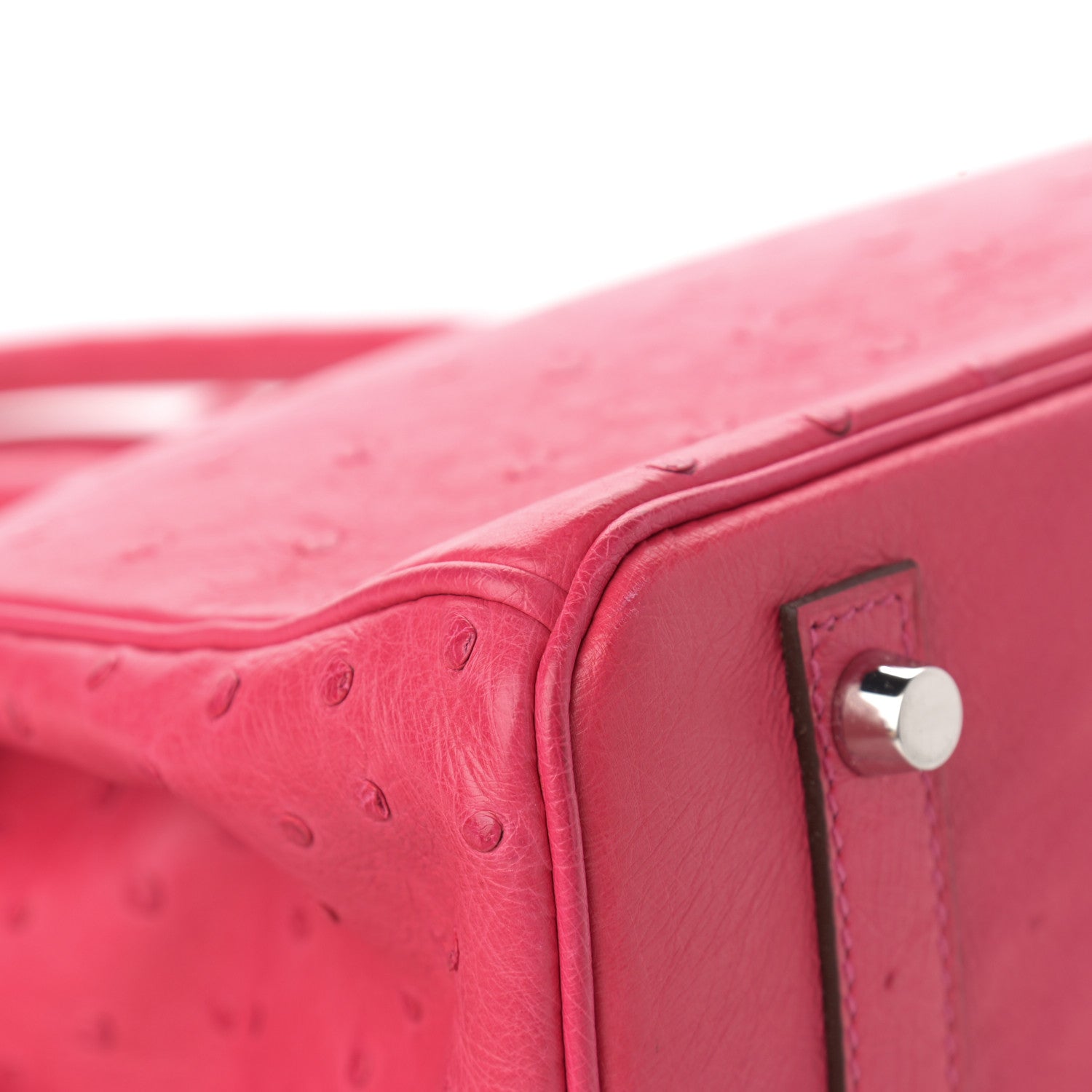 Hermes Ostrich Birkin 30 Rose Tyrien 11 of 17