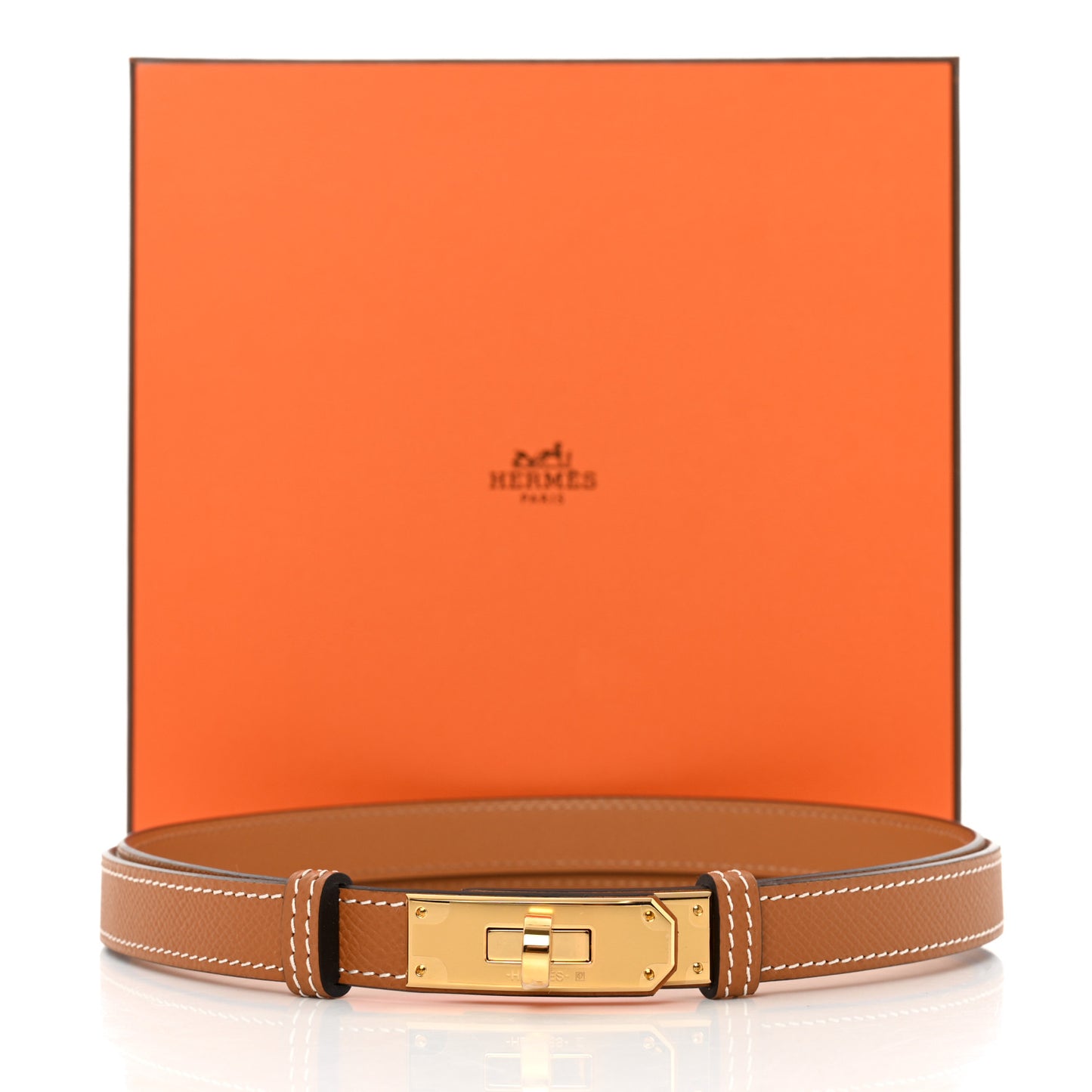 Epsom Kelly Belt Gold