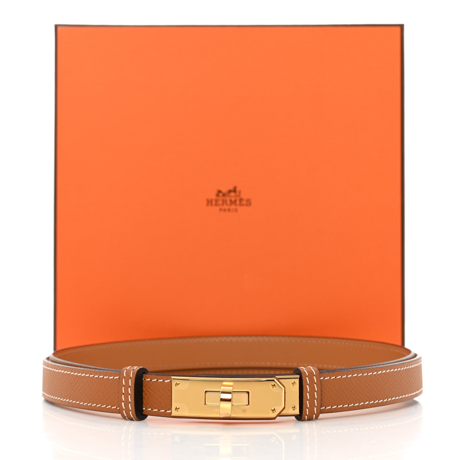 Hermes Epsom Kelly Belt Gold 5 of 5