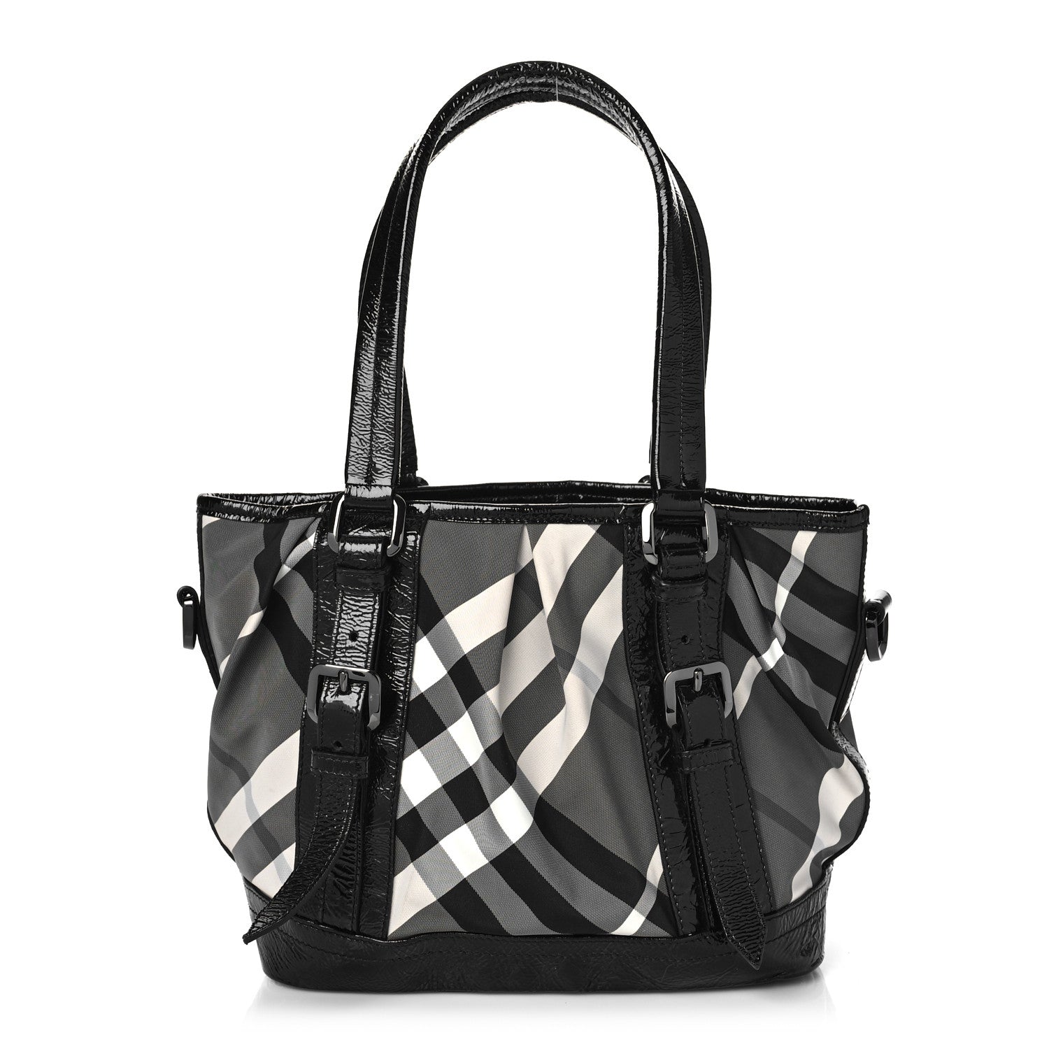 Burberry Nylon Beat Check Lowry Black 1 of 7
