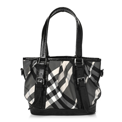 Burberry Nylon Beat Check Lowry Black 1 of 7