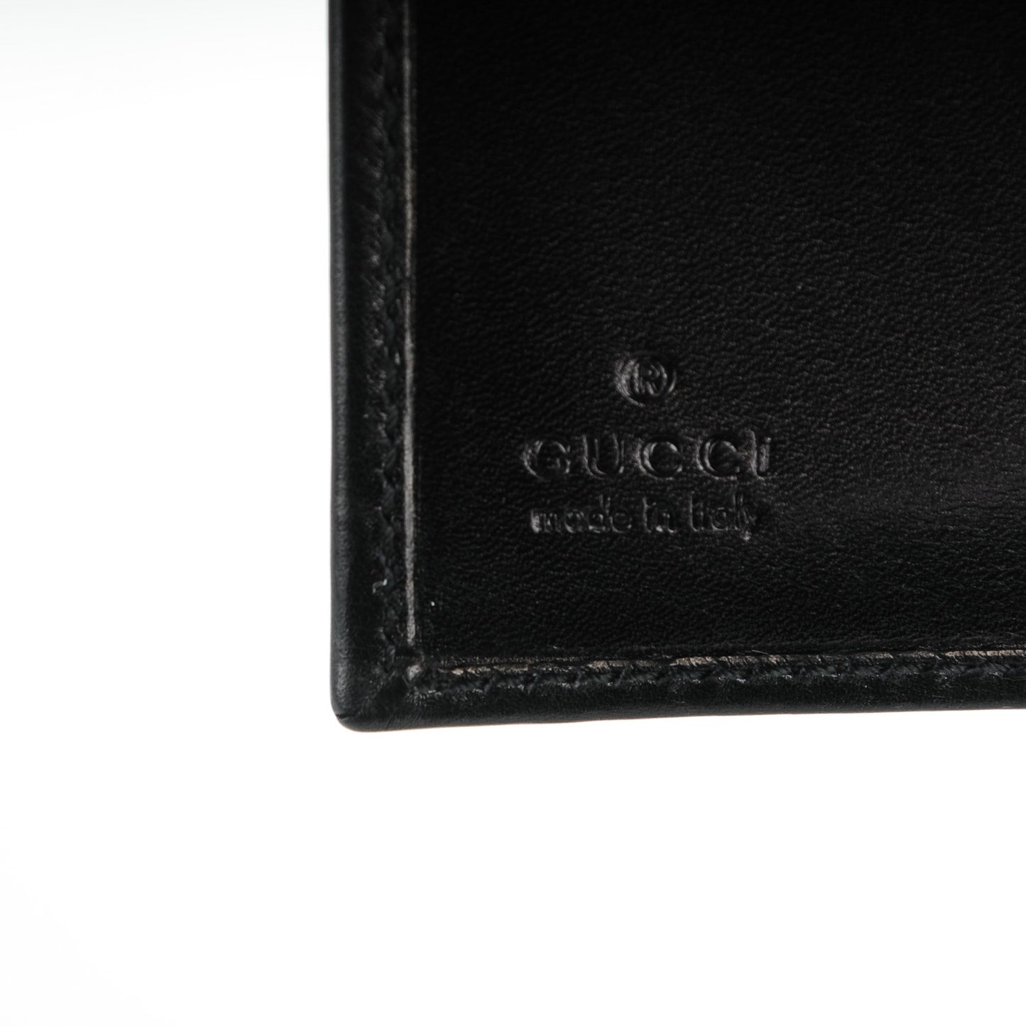 Calfskin Bi-Fold Wallet Black