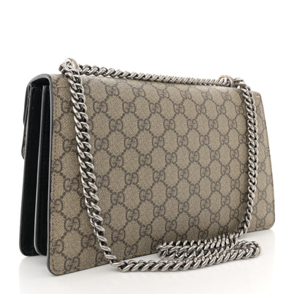 Gucci GG Supreme Monogram Small Dionysus Shoulder Bag Black 3 of 17