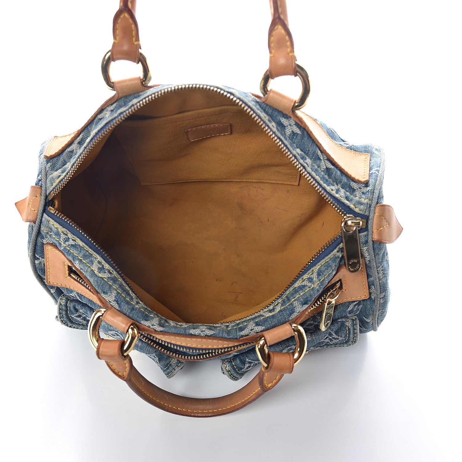 Louis Vuitton Monogram Denim Neo Speedy Blue 4 of 8
