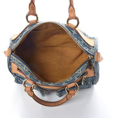 Louis Vuitton Monogram Denim Neo Speedy Blue 4 of 8