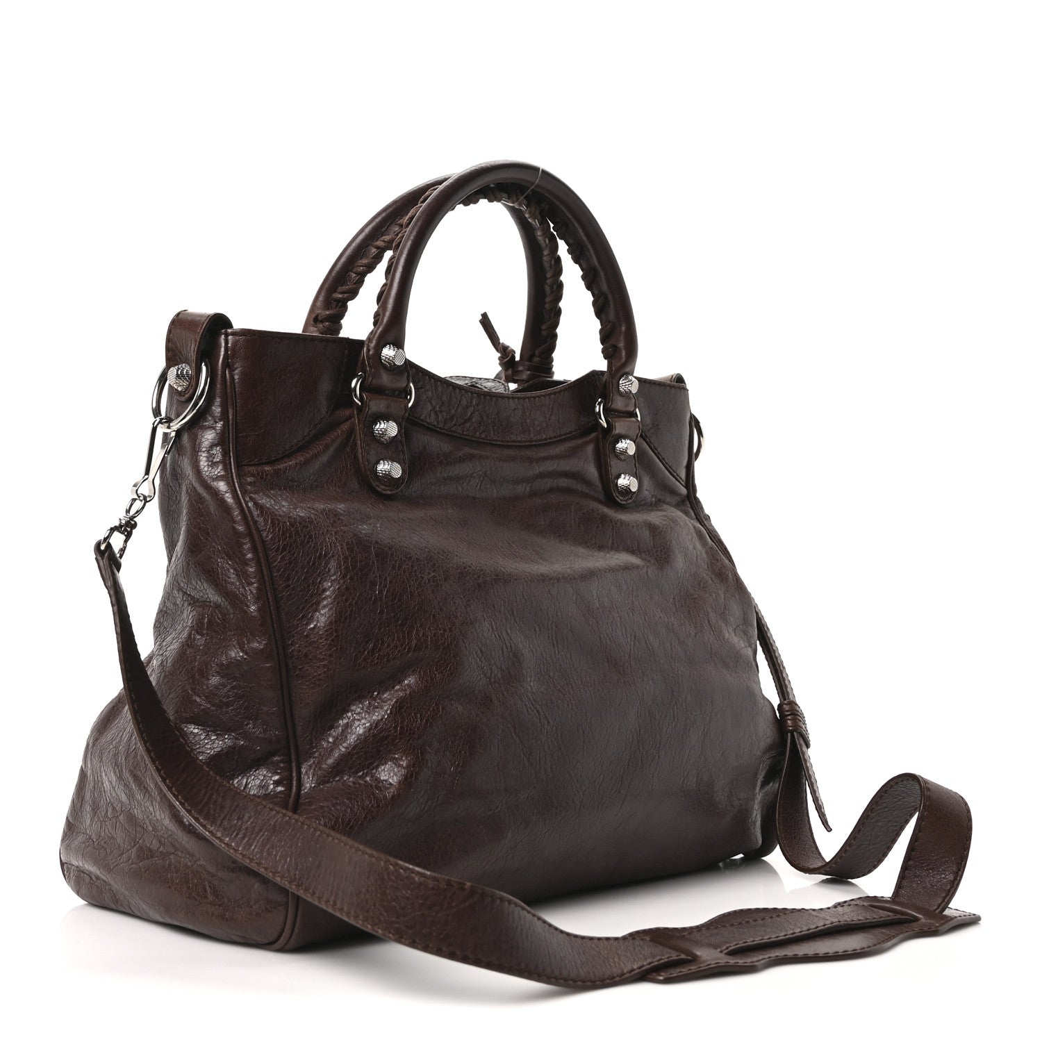 Balenciaga Agneau Giant 12 Silver Hardware Velo Cigare Fonce 4 of 11