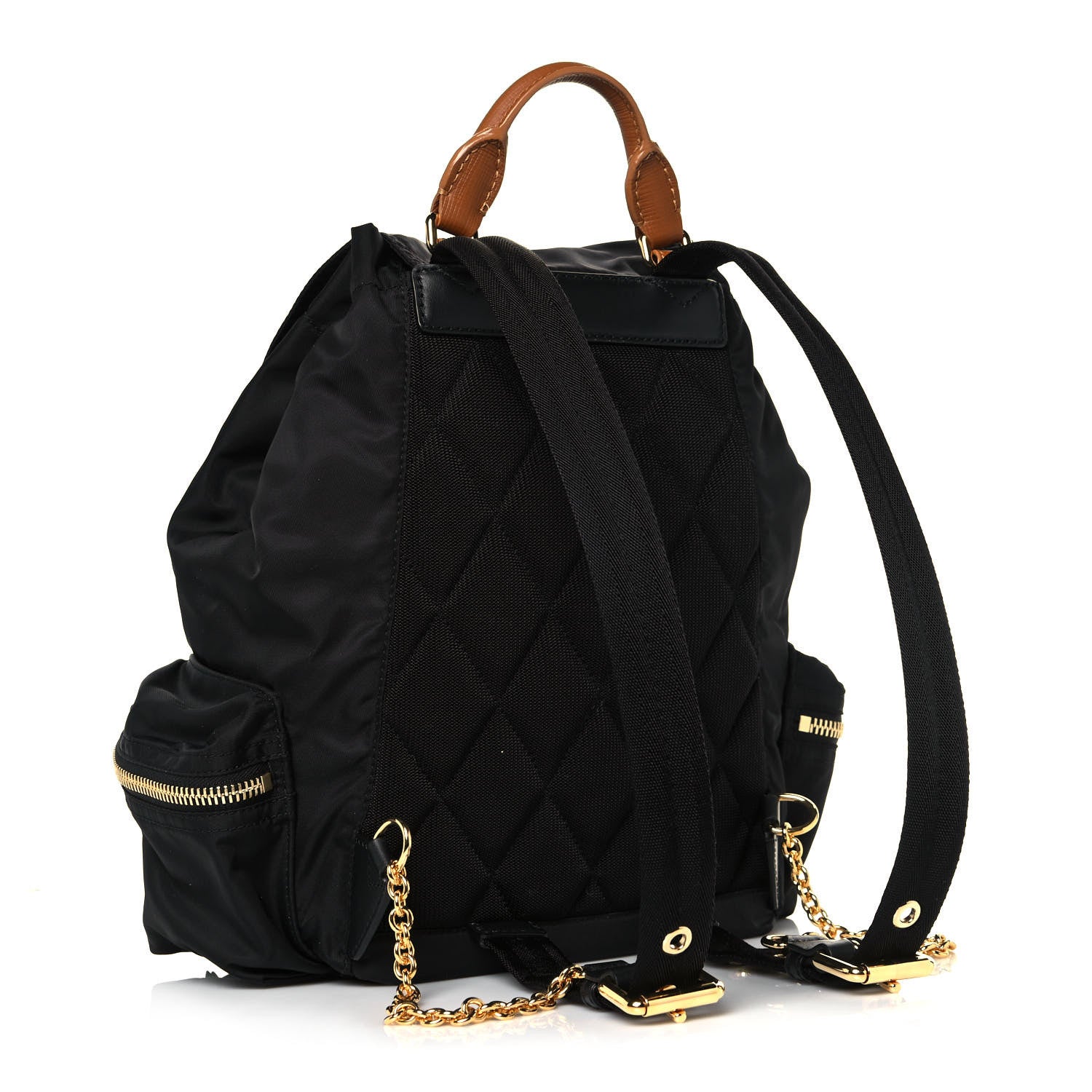 Burberry Nylon Large Rucksack Backpack Black 2 of 10