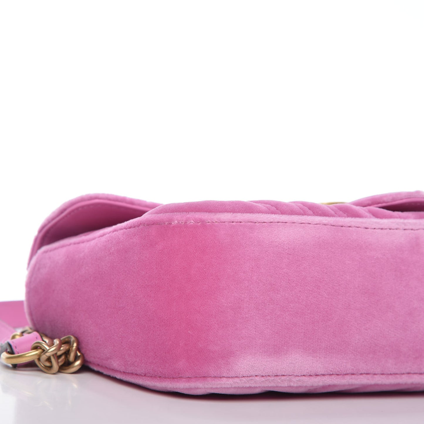 Velvet Matelasse Marquise Crystals Embroidered Small GG Marmont Shoulder Bag Malva