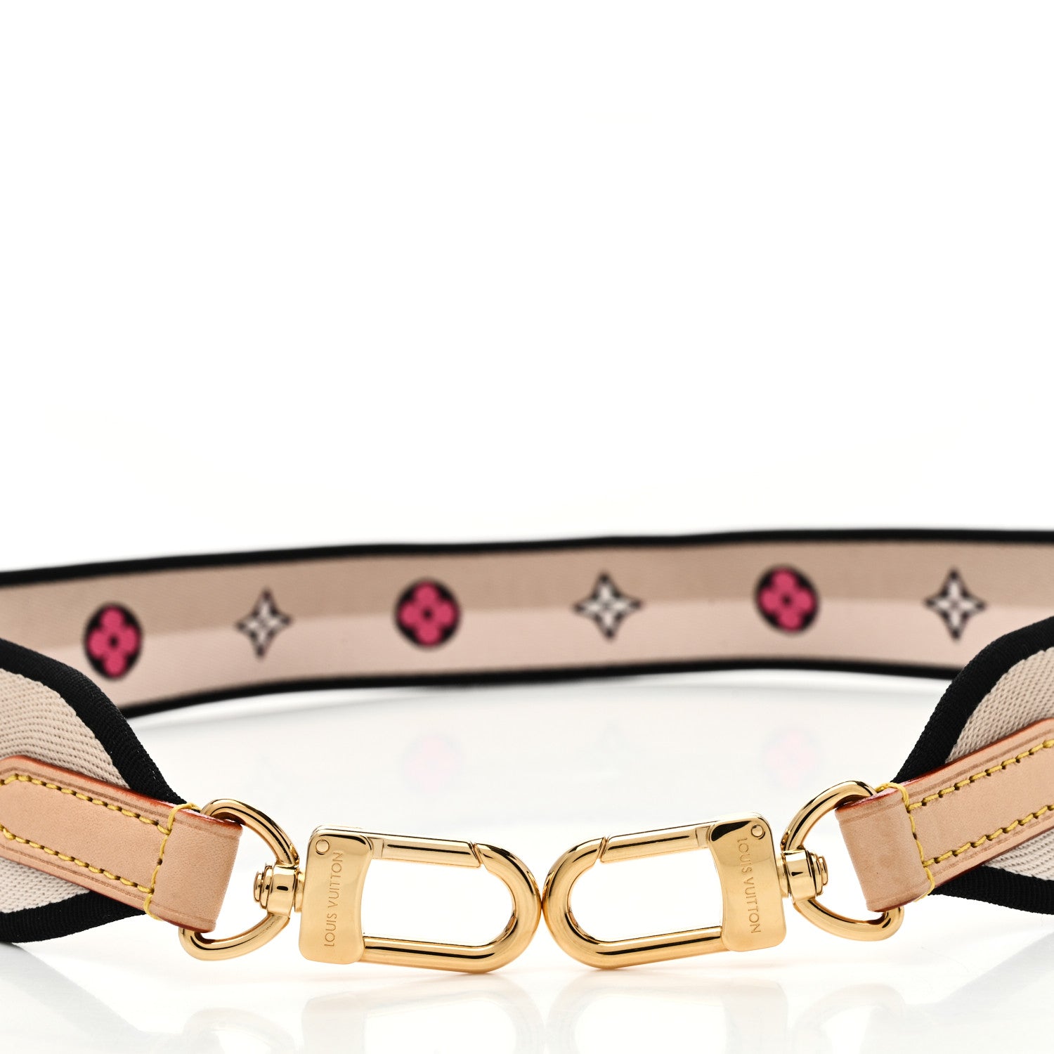 Louis Vuitton Jacquard Diane Shoulder Strap Black 3 of 3