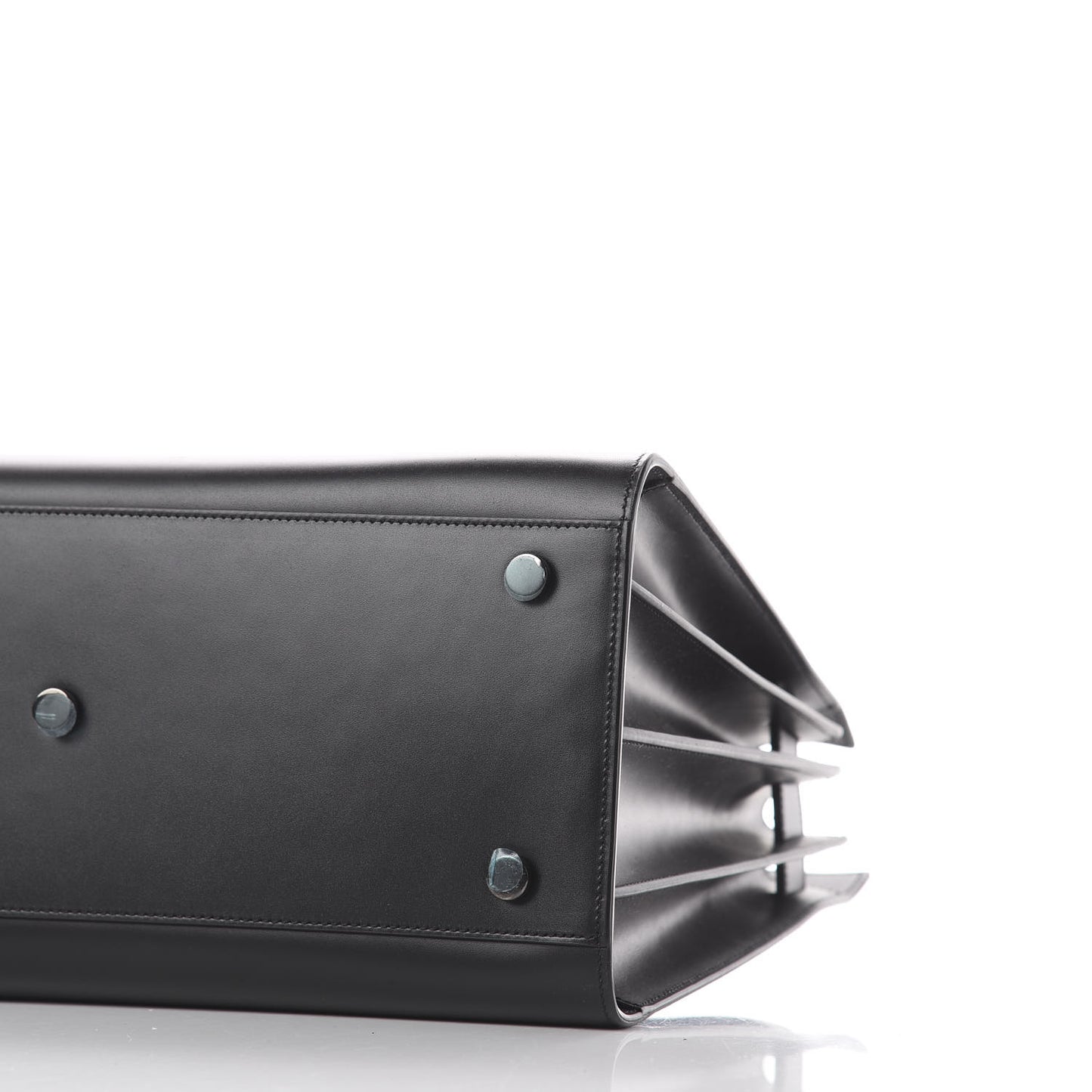 Smooth Calfskin Small Sac De Jour Black