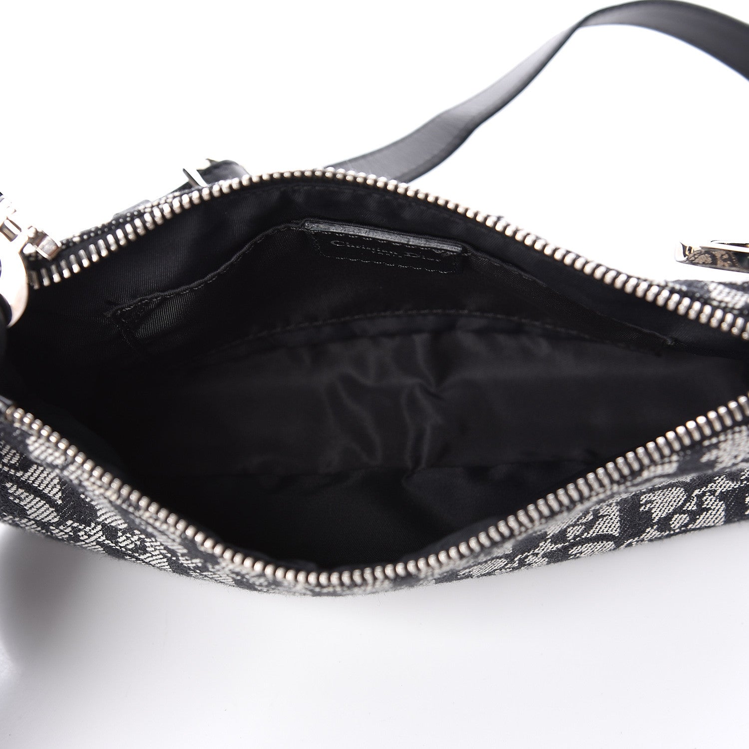 Christian Dior Monogram Shoulder Bag Black 5 of 10