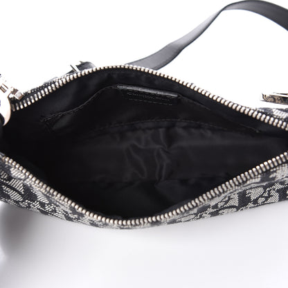 Christian Dior Monogram Shoulder Bag Black 5 of 10