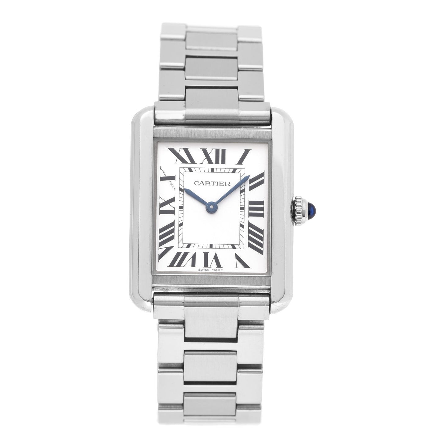 Stainless Steel 24mm Tank Solo Quartz Watch