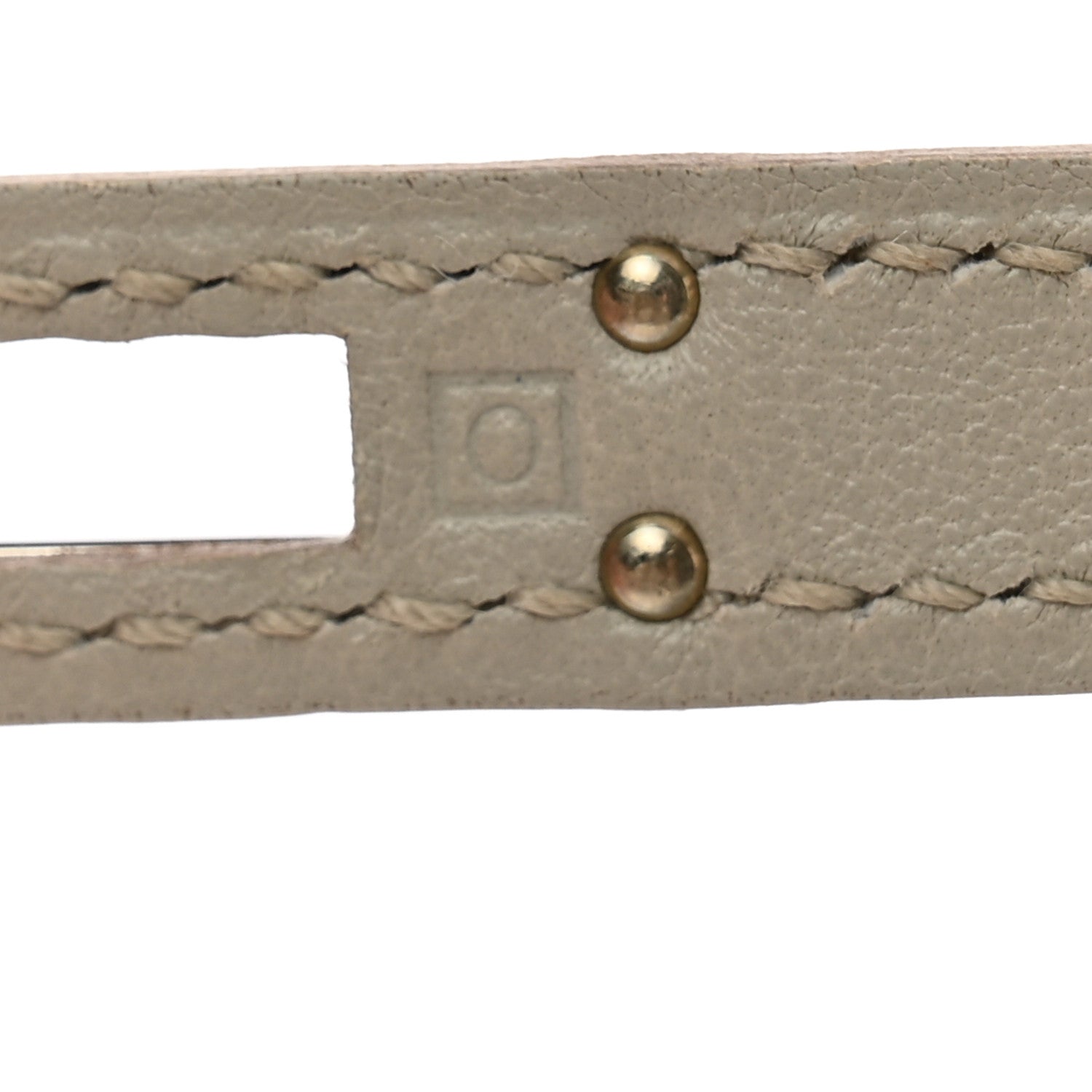 Hermes Evercalf Kelly Pochette Clutch Gris Perle 8 of 11