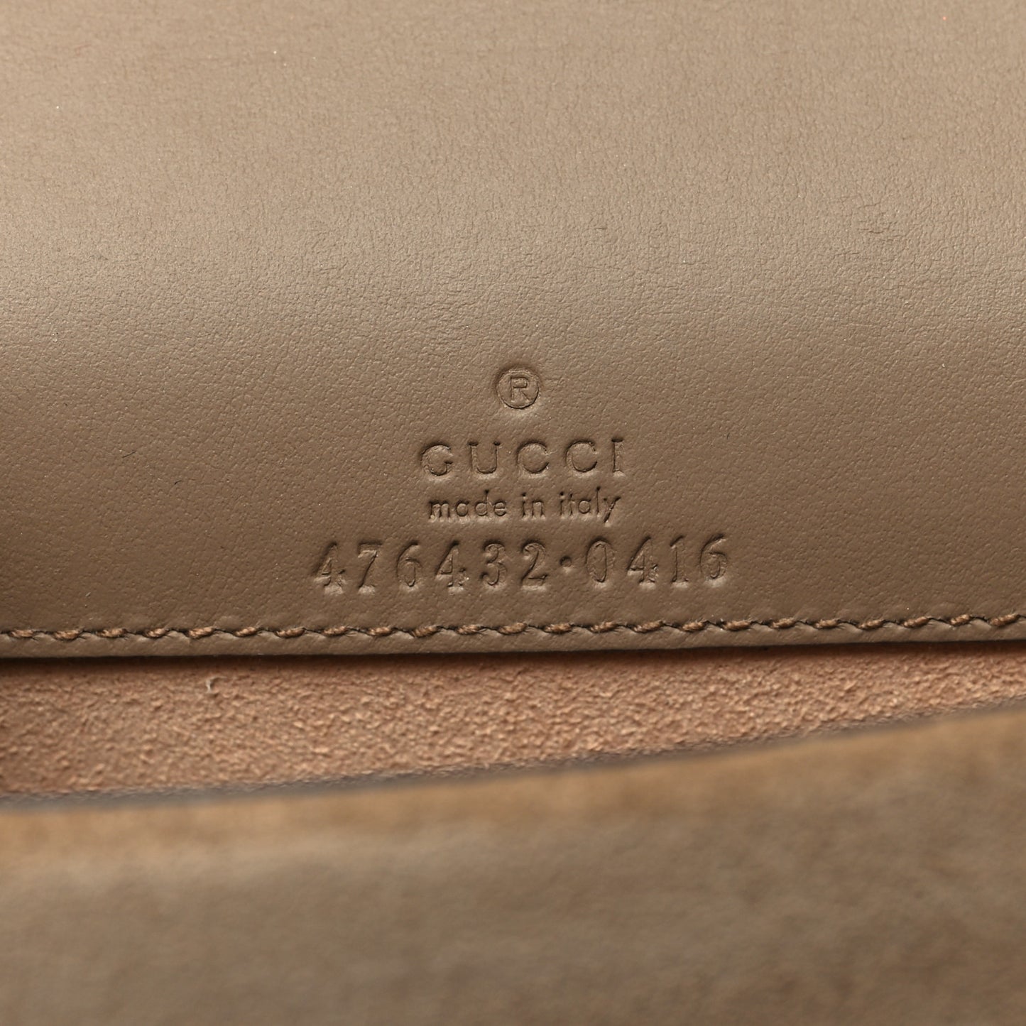GG Supreme Monogram Super Mini Dionysus Shoulder Bag Taupe
