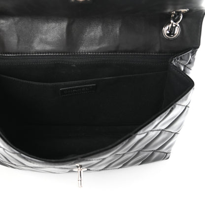 Chanel Vinyl Quilted In The Business Flap Bag Black 5 of 10