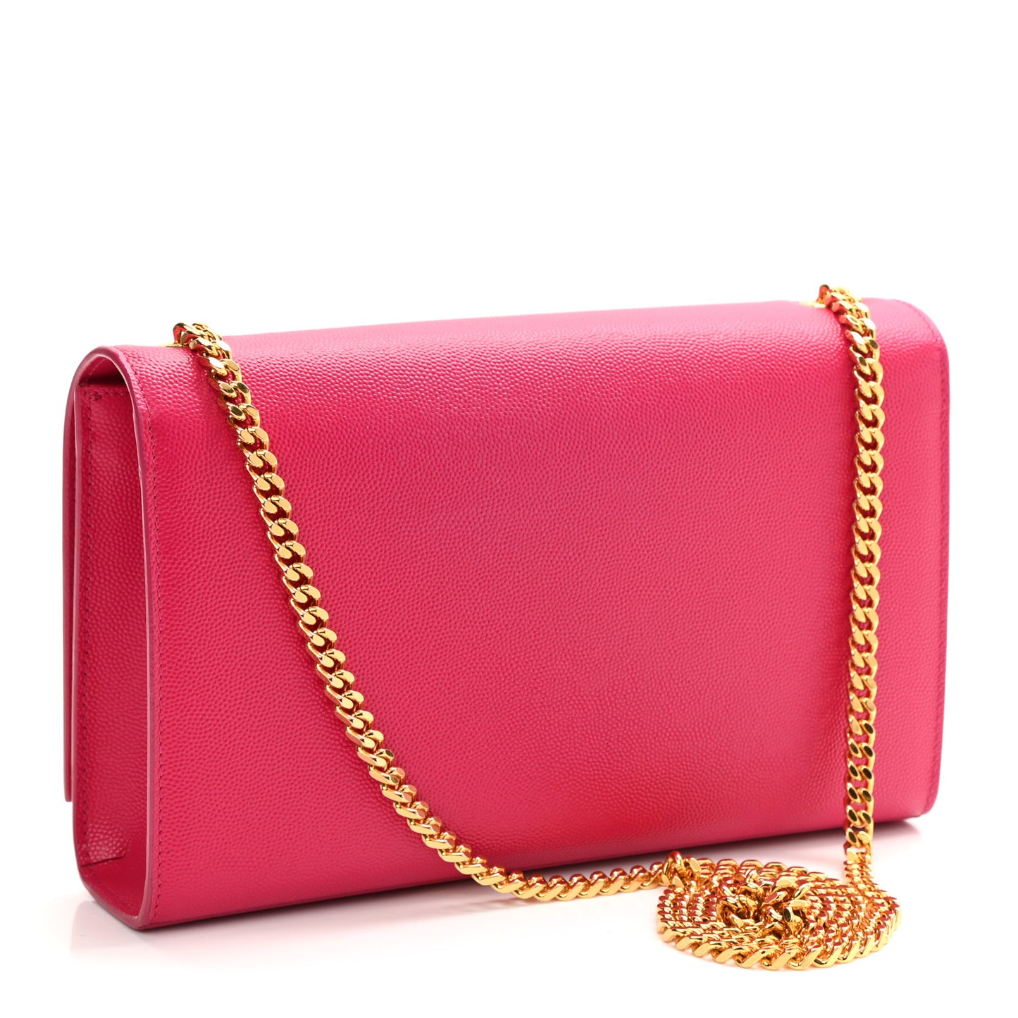 Grain De Poudre Medium Monogram Kate Satchel Lipstick Fuchsia