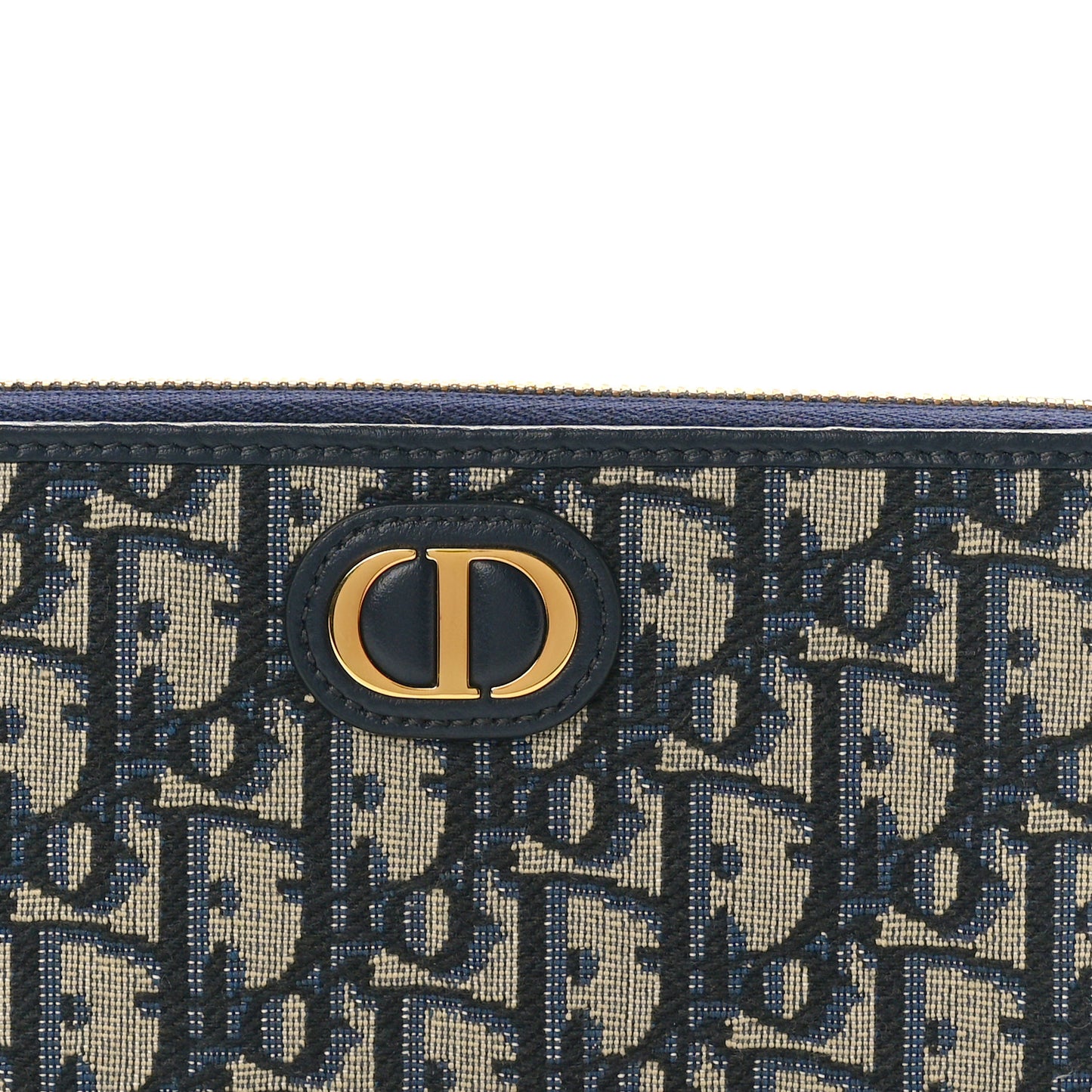 Oblique 30 Montaigne Zip Around Wallet Blue