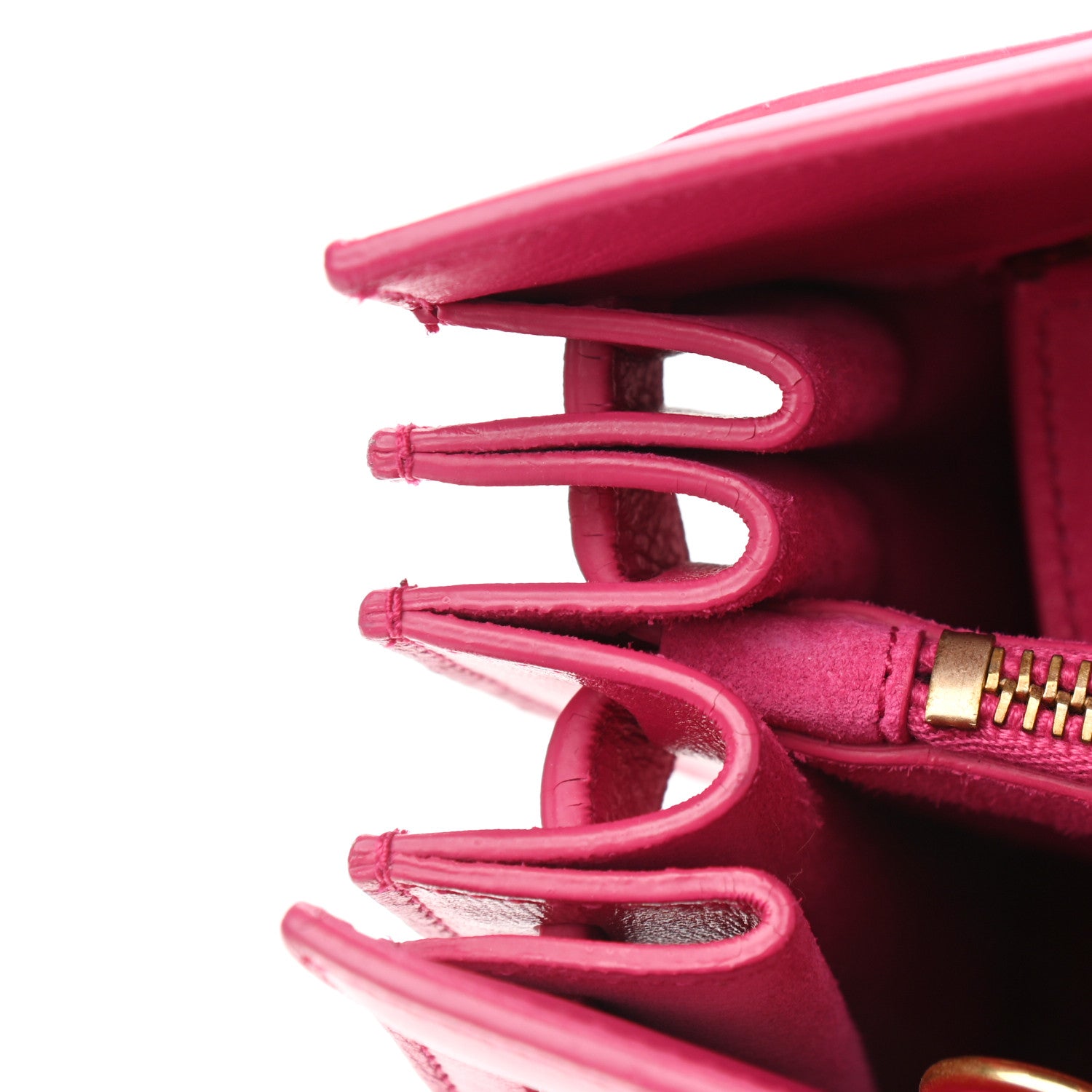 Saint Laurent Calfskin Small Sac De Jour Lipstick Fuchsia 12 of 12