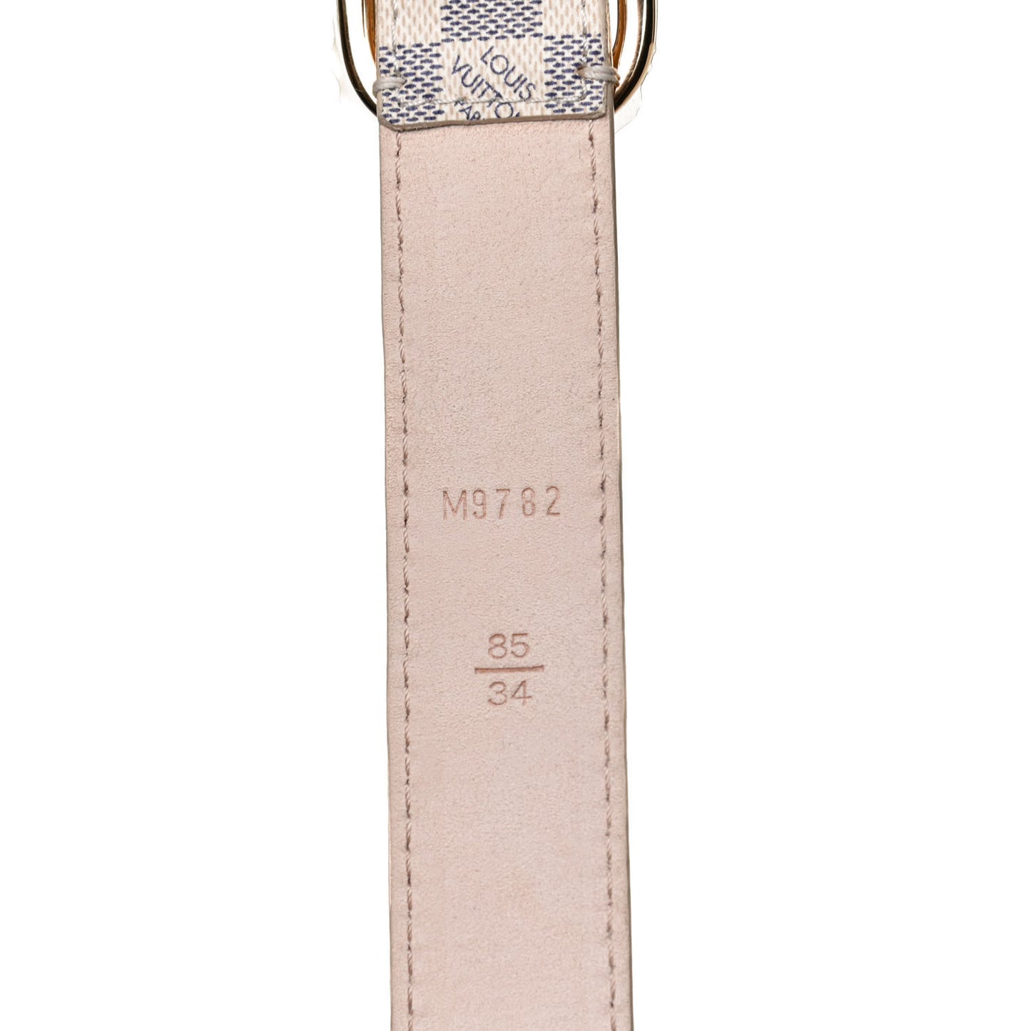 Damier Azur 25mm Mini Belt 85 34