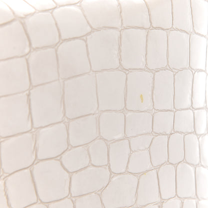 Stella McCartney Embossed Crocodile Effect Bucket Bag Ivory 10 of 12