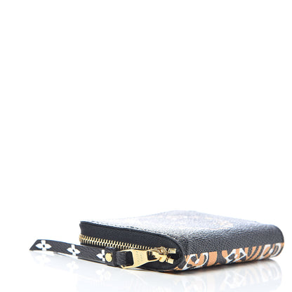 Louis Vuitton Monogram Giant Jungle Zippy Coin Purse Black 4 of 7