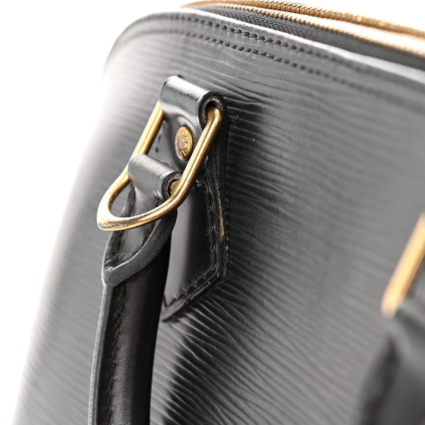 LOUIS VUITTON Epi Alma PM Black