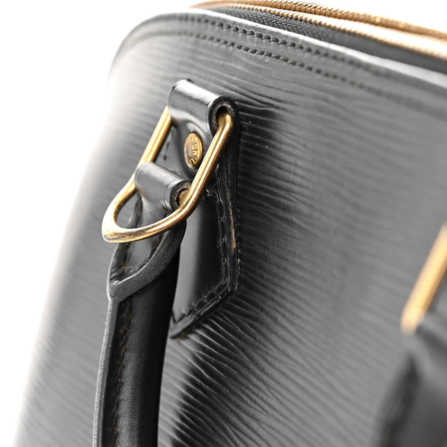 Louis Vuitton LOUIS VUITTON Epi Alma PM Black 12 of 12