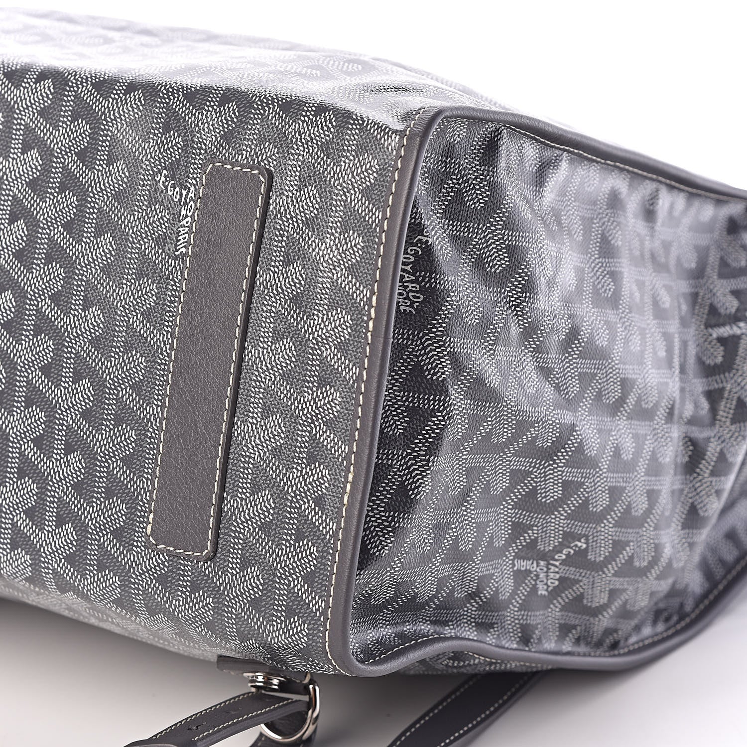 Goyard Goyardine Saint Leger Soft Briefcase Backpack Grey 8 of 9