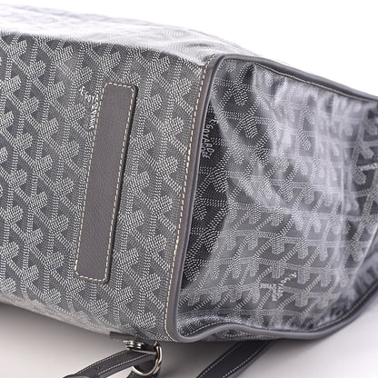 Goyard Goyardine Saint Leger Soft Briefcase Backpack Grey 8 of 9