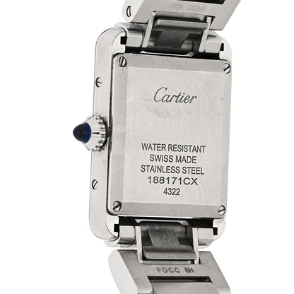 Cartier Stainless Steel 22mm Tank Must Quartz Watch 4 of 4