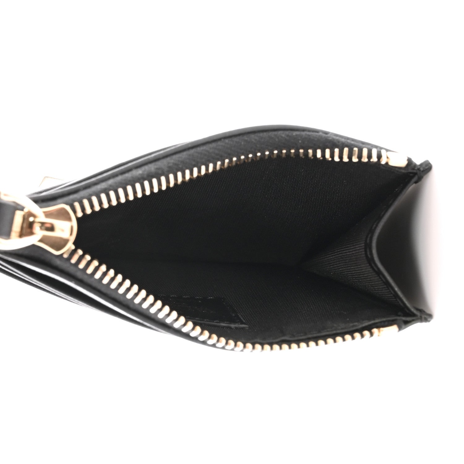 Valentino Garavani Vitello Rockstud Card Holder With Zipper Black 5 of 9