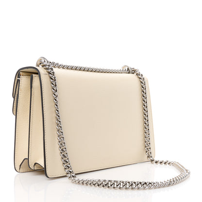 Gucci Textured Calfskin Crystal Small Dionysus Shoulder Bag Mystic White 3 of 12