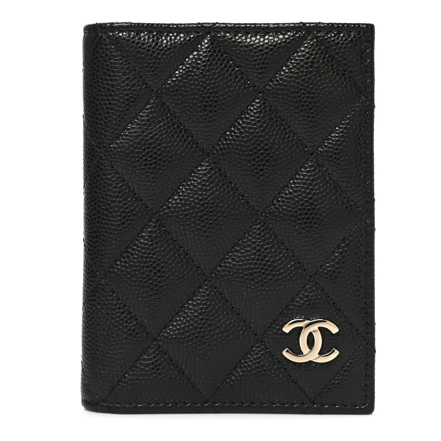 Chanel Caviar Quilted Card Holder Wallet Black 1 of 8