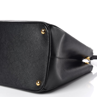 Prada Saffiano Large Galleria Double Zip Tote Black 8 of 10