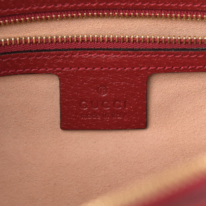 Gucci GG Supreme Monogram Flora Web Medium Ophidia Boston Red 6 of 9
