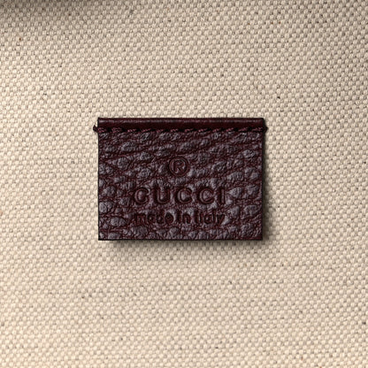 Gucci Nylon Checked Logo Vertical Tote Yellow 6 of 9