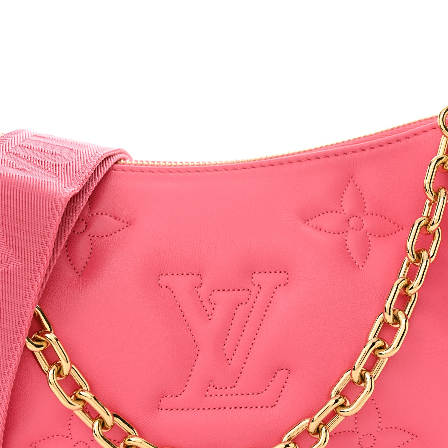 Louis Vuitton Calfskin Bubblegram Over The Dragon Fruit 7 of 9