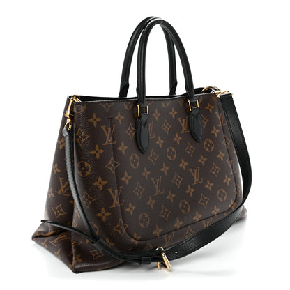 Louis Vuitton Monogram Flower Tote Black 3 of 10
