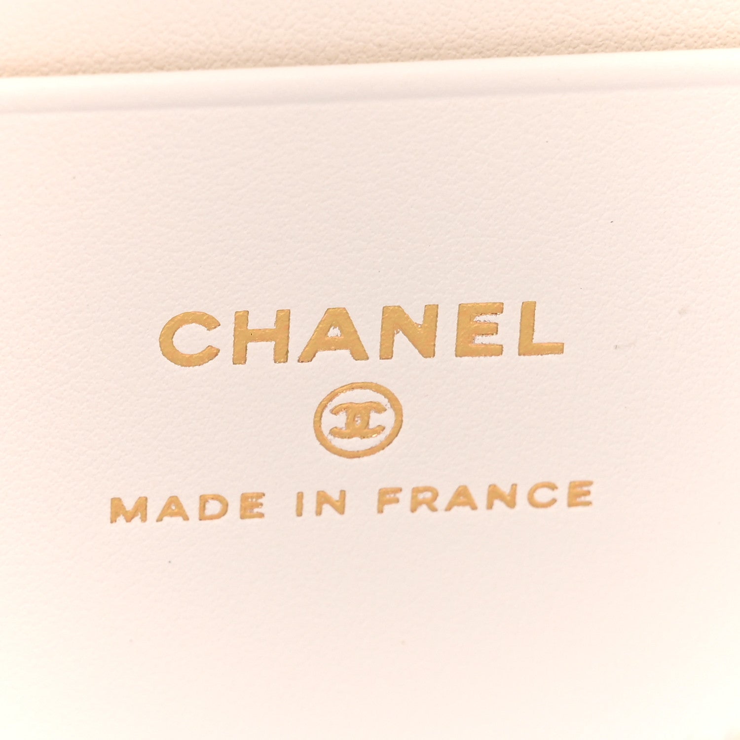 Chanel Caviar Quilted Top Handle Slim Vanity With Chain White 6 of 10