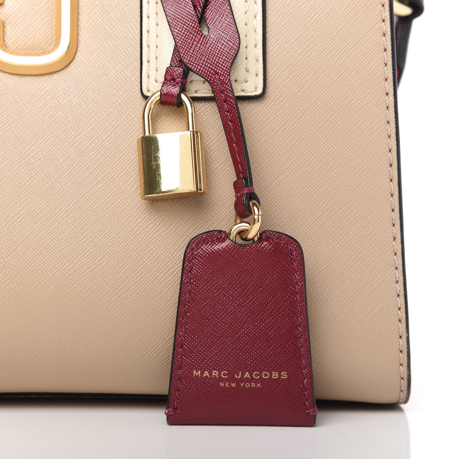 Marc Jacobs Saffiano Color Block Little Big Shot Tote Light Slate 10 of 10