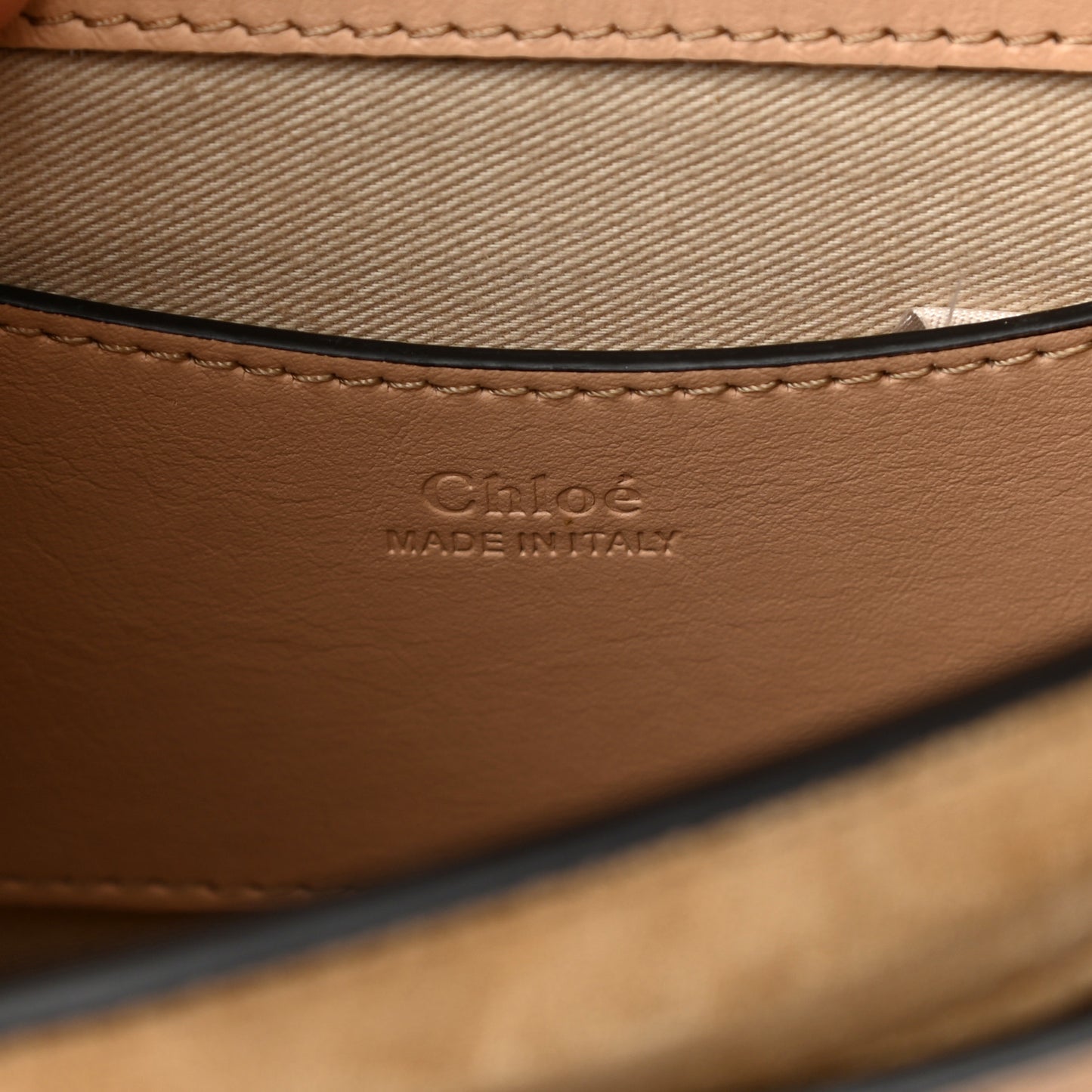 Calfskin Crocodile Embossed Small Tess Bag Nut