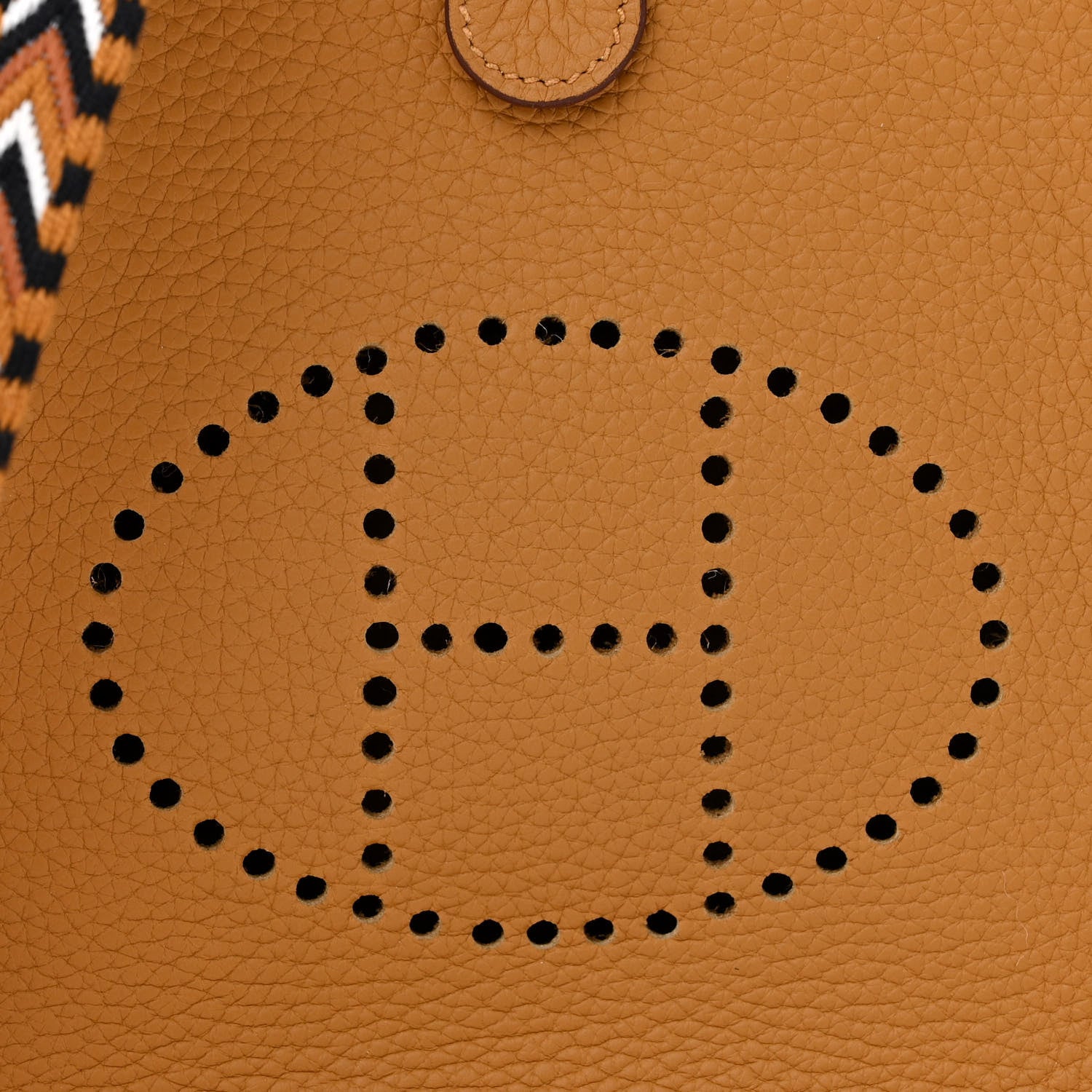 Hermes Taurillon Clemence Allegro Evelyne TPM Sesame 8 of 11