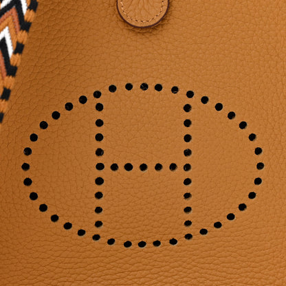 Hermes Taurillon Clemence Allegro Evelyne TPM Sesame 8 of 11