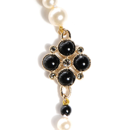 Chanel Poured Glass Faux Pearl Short Necklace 3 of 5